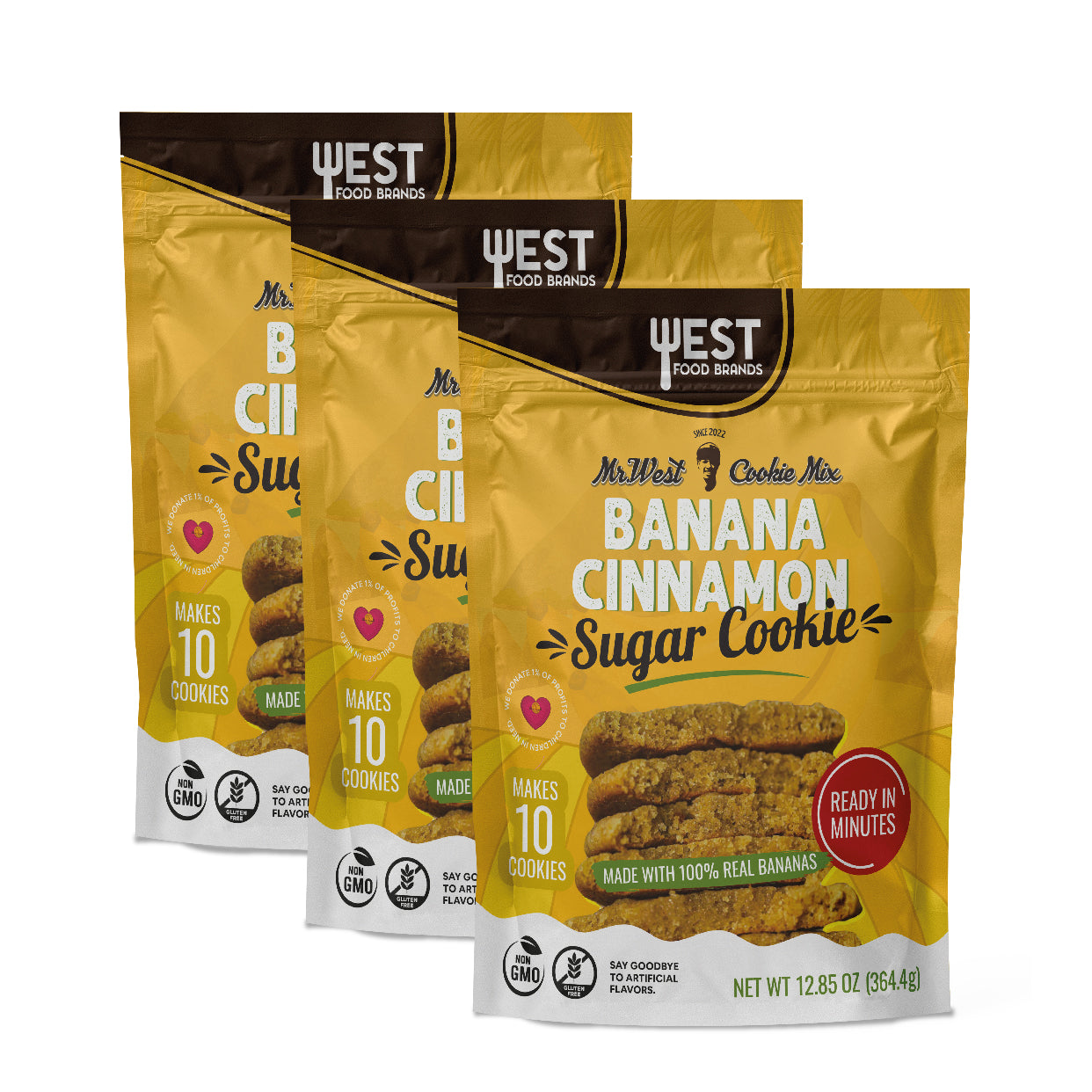 Banana Cinnamon Sugar Cookie (3) Pk Bundle