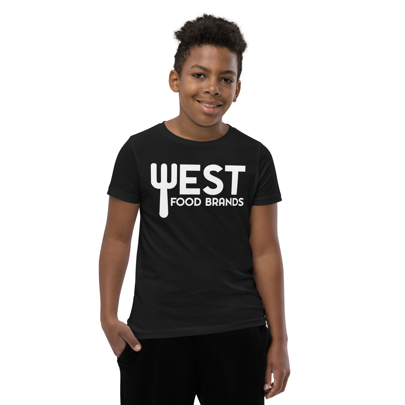West Food Brands Logo Youth Short T-Shirt